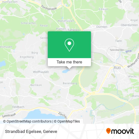 Strandbad Egelsee map