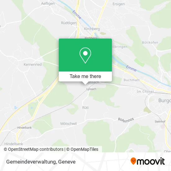 Gemeindeverwaltung map
