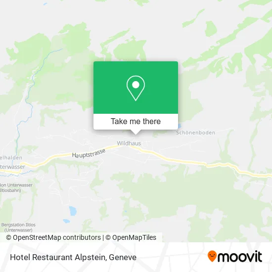 Hotel Restaurant Alpstein map