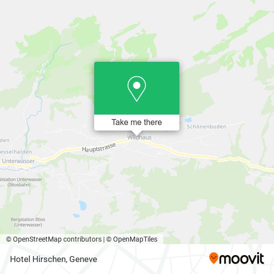 Hotel Hirschen map