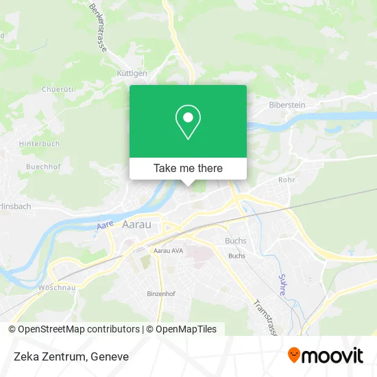 Zeka Zentrum map
