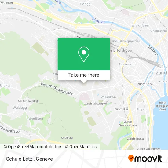 Schule Letzi map