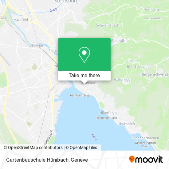 Gartenbauschule Hünibach map