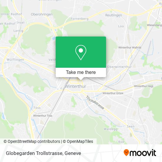 Globegarden Trollstrasse map