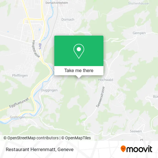 Restaurant Herrenmatt map