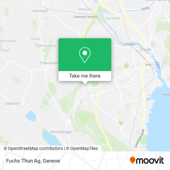 Fuchs Thun Ag map