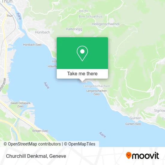 Churchill Denkmal map