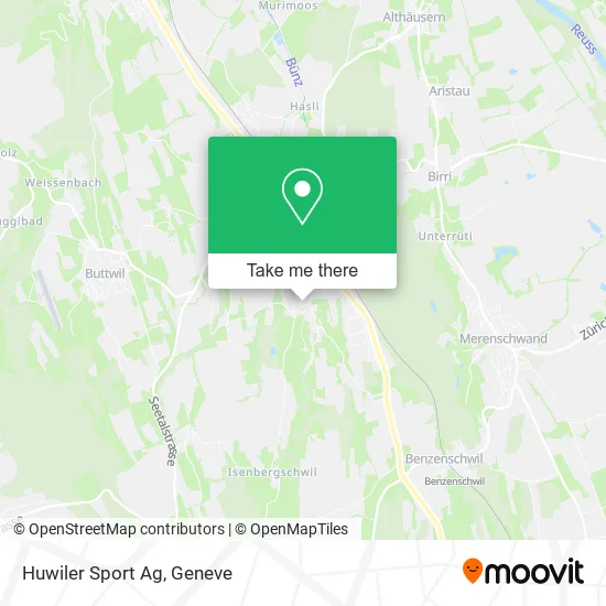 Huwiler Sport Ag map