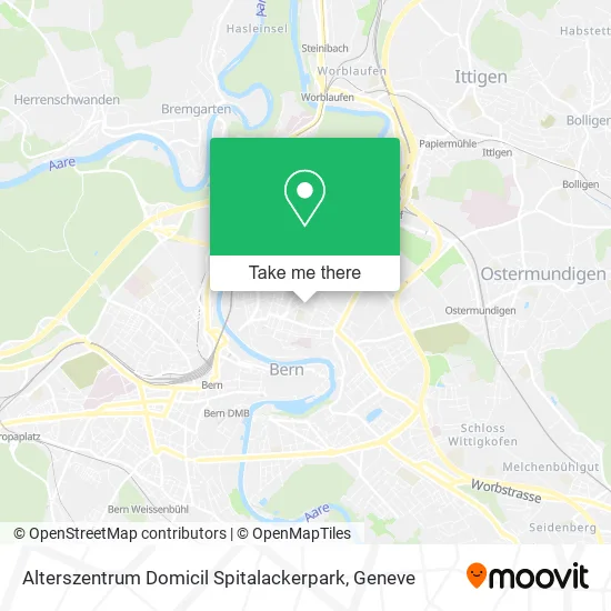 Alterszentrum Domicil Spitalackerpark map