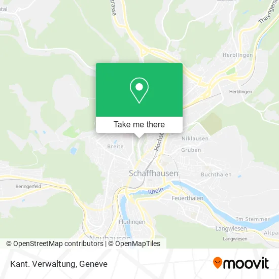 Kant. Verwaltung map