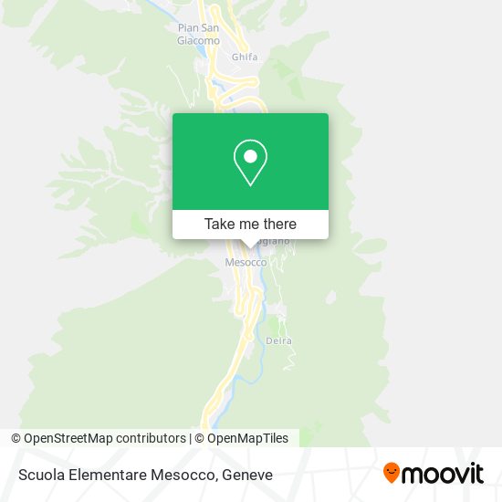 Scuola Elementare Mesocco map