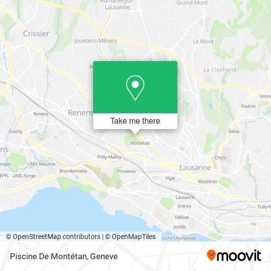 Piscine De Montétan map