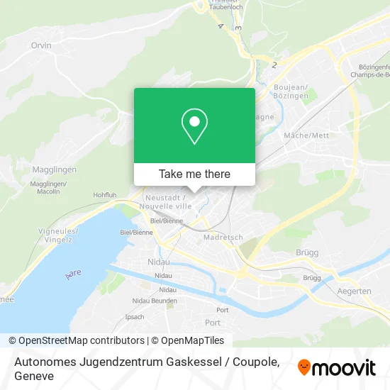 Autonomes Jugendzentrum Gaskessel / Coupole map