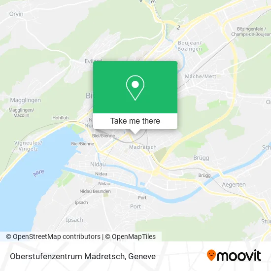 Oberstufenzentrum Madretsch map