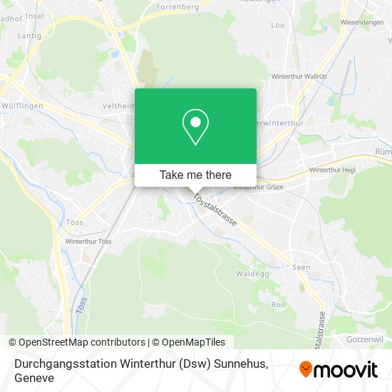 Durchgangsstation Winterthur (Dsw) Sunnehus map