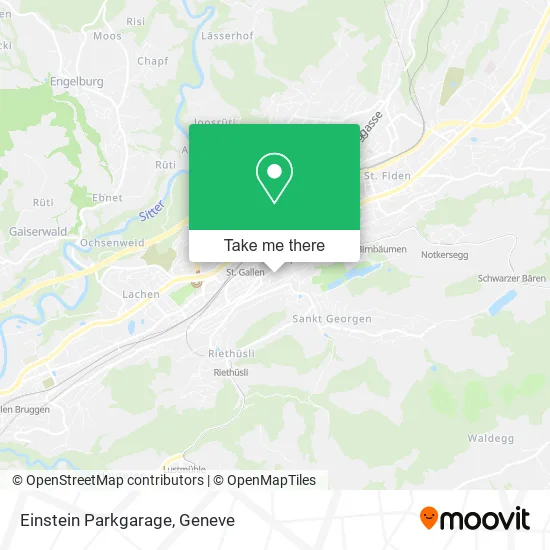 Einstein Parkgarage map