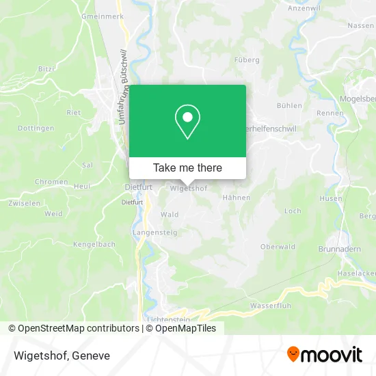 Wigetshof map