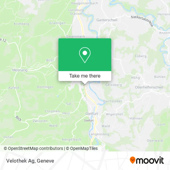 Velothek Ag map
