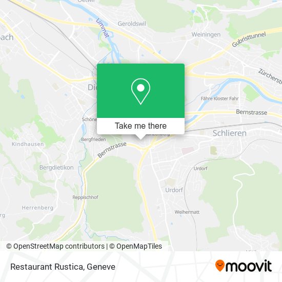 Restaurant Rustica map