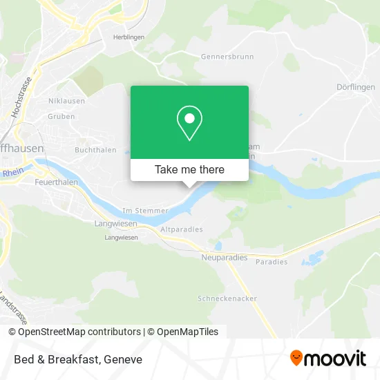 Bed & Breakfast map