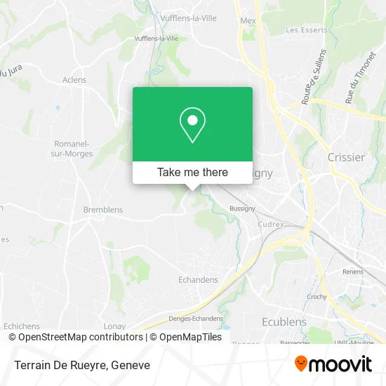Terrain De Rueyre map