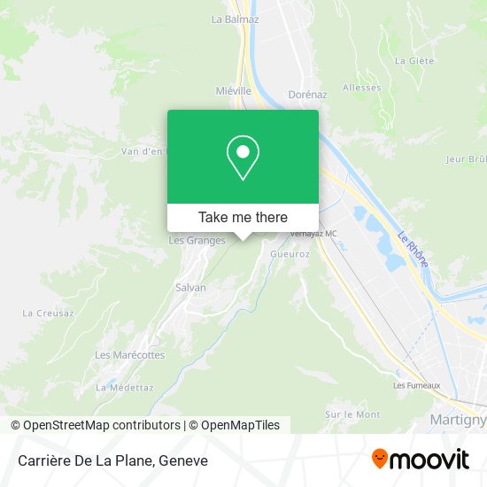Carrière De La Plane map