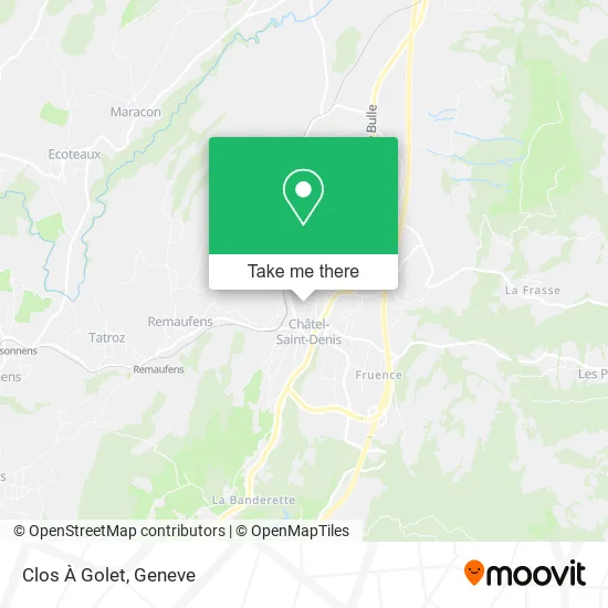 Clos À Golet map