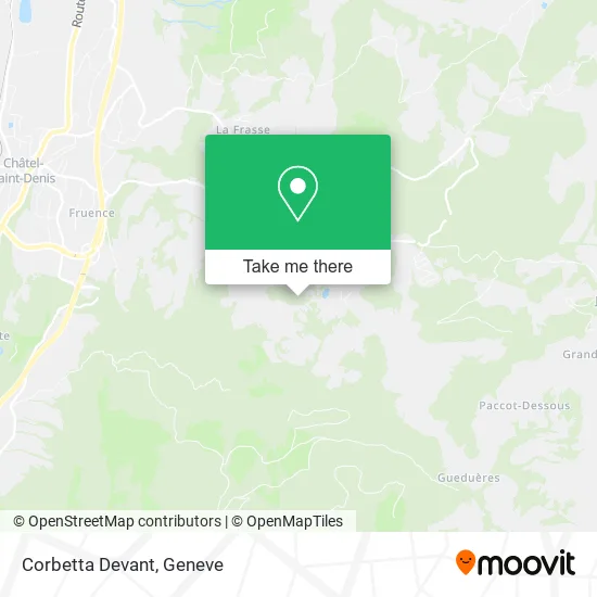 Corbetta Devant map