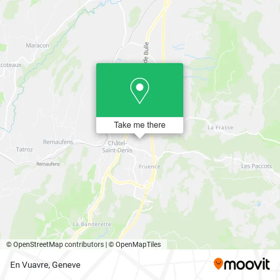En Vuavre map