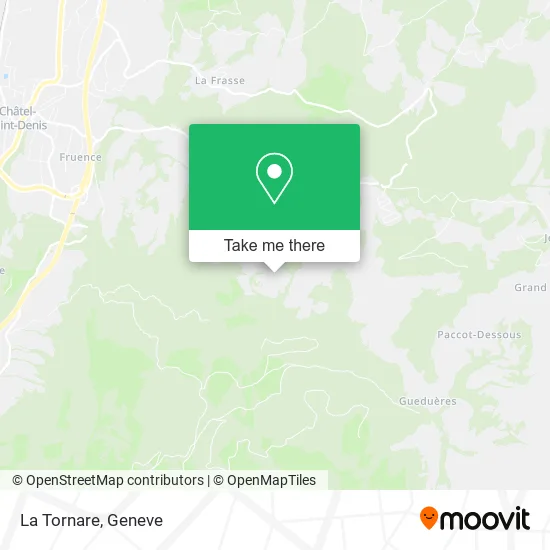 La Tornare map
