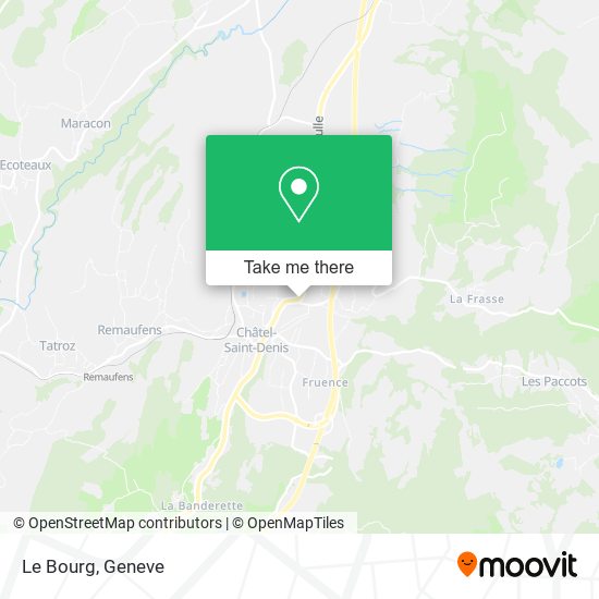 Le Bourg map