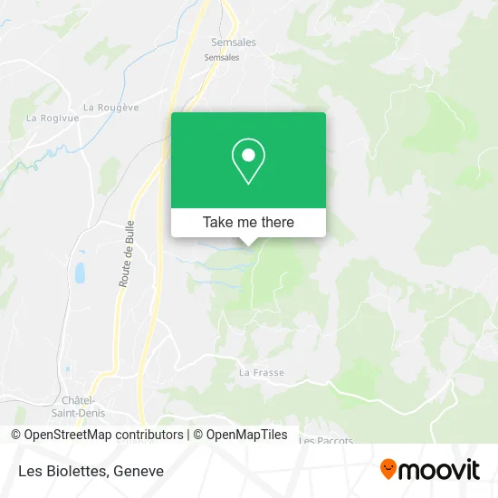 Les Biolettes map