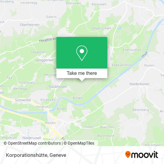 Korporationshütte map