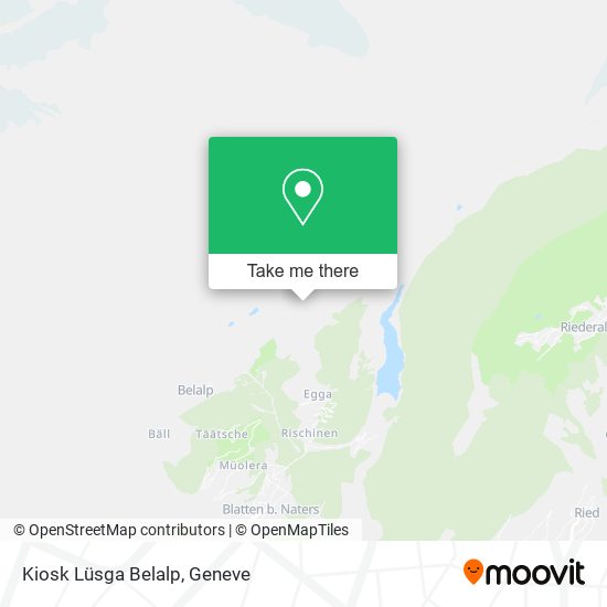 Kiosk Lüsga Belalp map