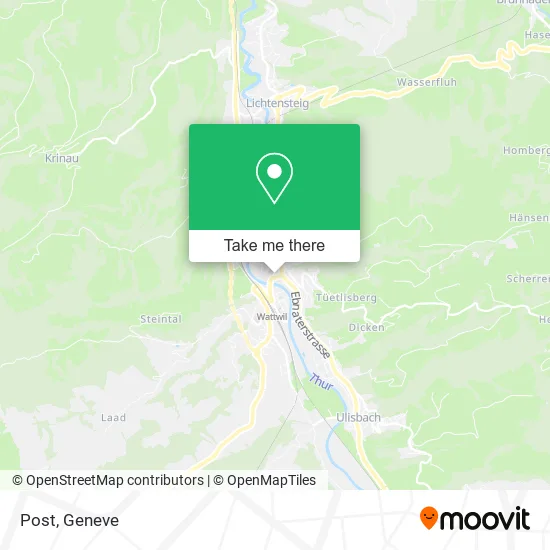 Post map