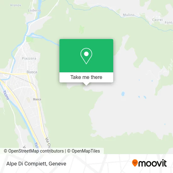 Alpe Di Compiett map
