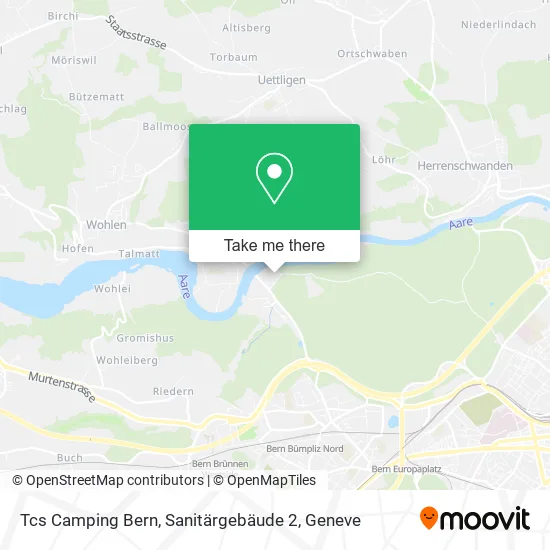 Tcs Camping Bern, Sanitärgebäude 2 plan