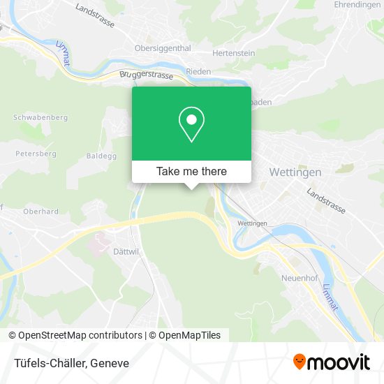 Tüfels-Chäller map