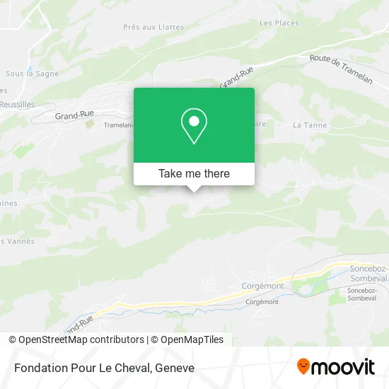 Fondation Pour Le Cheval map