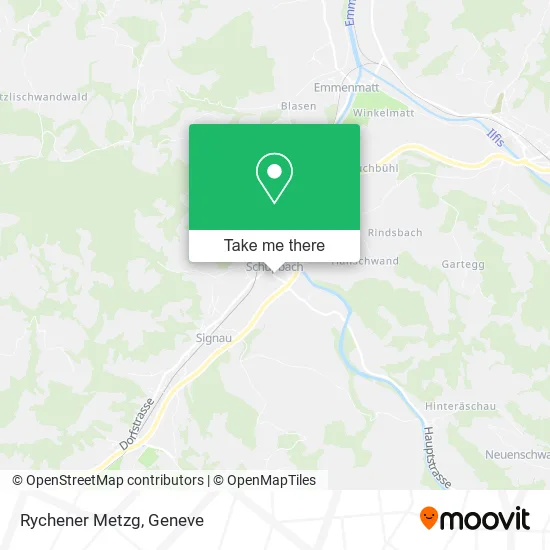 Rychener Metzg map