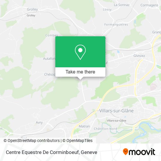 Centre Equestre De Corminboeuf map