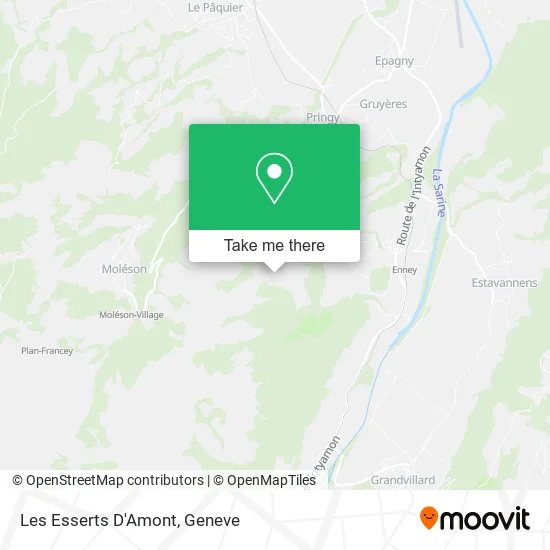 Les Esserts D'Amont map