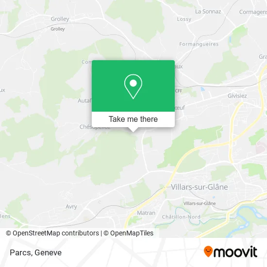 Parcs map