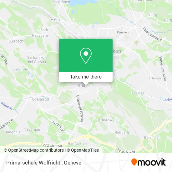 Primarschule Wolfrichti map