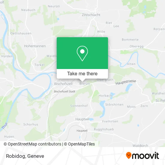 Robidog map