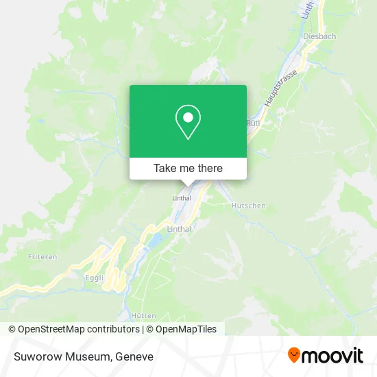 Suworow Museum map
