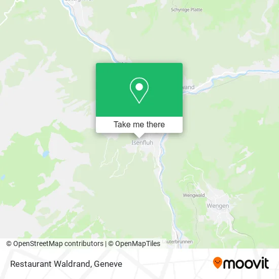 Restaurant Waldrand map