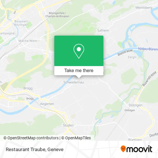 Restaurant Traube map