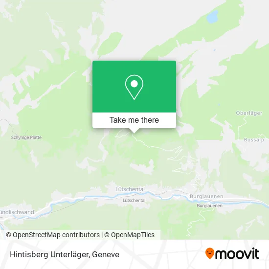 Hintisberg Unterläger map