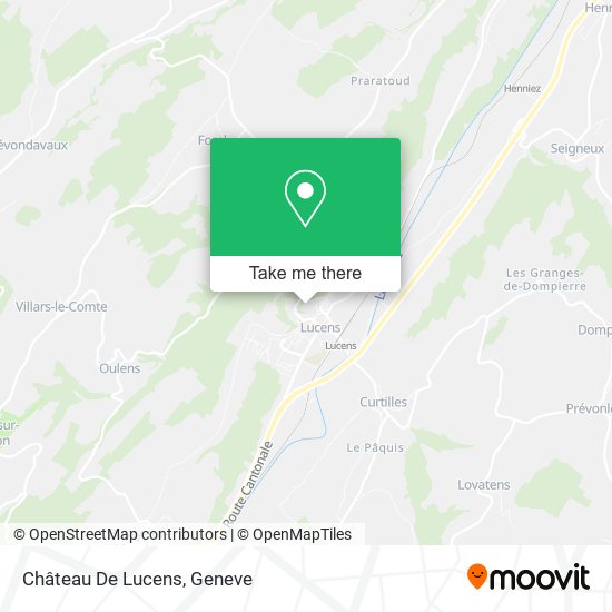 Château De Lucens map